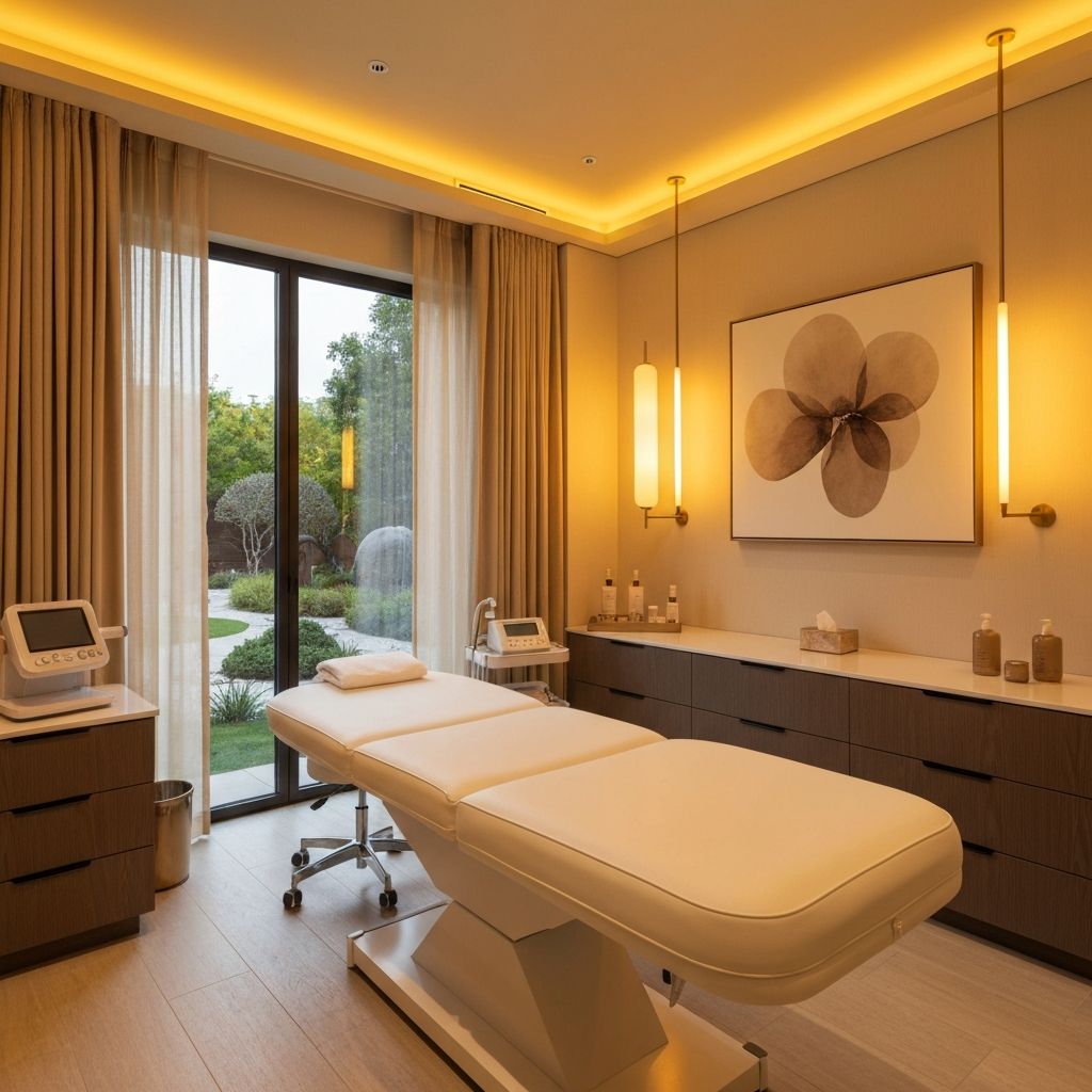 Luxury medspa treatment room - ReplyPulseAI for high-end medspas